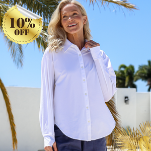 Sun Shirt UPF50+, Ice Cool Fabric, White