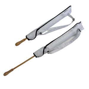 Elegant UV Sun Parasol. Black on White