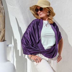 Sun Wrap UPF50+, Aubergine