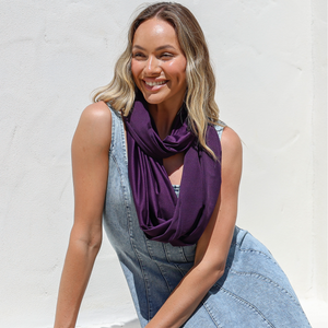 Sun Wrap UPF50+, Aubergine