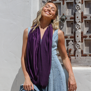 Sun Wrap UPF50+, Aubergine