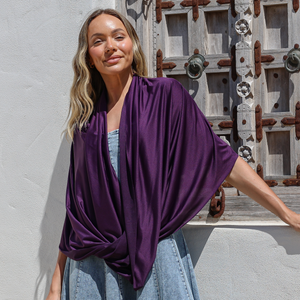 Sun Wrap UPF50+, Aubergine