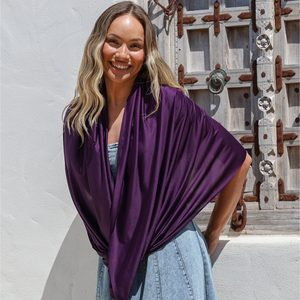 Sun Wrap UPF50+, Aubergine