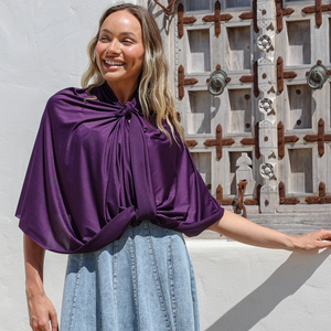 Sun Wrap UPF50+, Aubergine