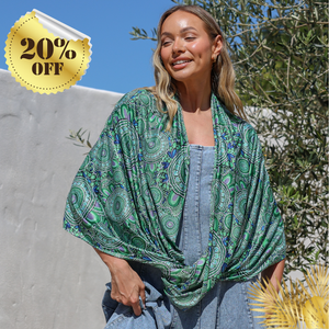Sun Wrap UPF50+, Country Journey (Green)