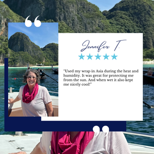 Sun Wrap UPF50+, Cabaret Pink