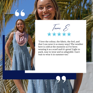 Sun Wrap UPF50+, Dusk Pink