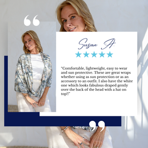 Sun Wrap UPF50+, Faded Leopard