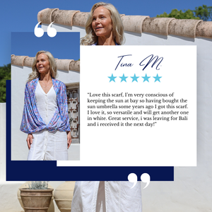 Sun Wrap UPF50+, Jacaranda Season