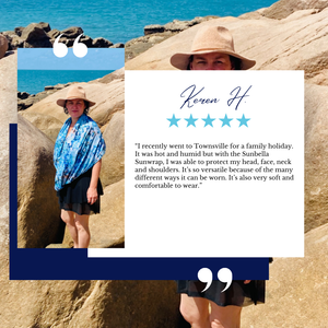 Sun Wrap UPF50+, Ocean Rocks