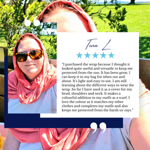 Sun Wrap UPF50+, Sugar Coral