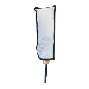 Compact Cosmopolitan UV Sun Umbrella - White with black trim