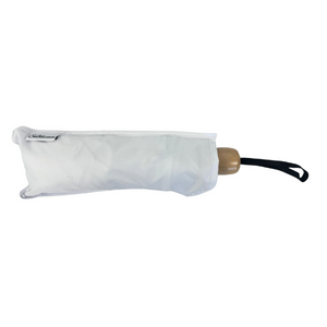 Compact Cosmopolitan Sun Umbrella - White with white trim