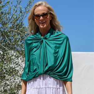 Sun Wrap UPF50+, Ultramarine Green