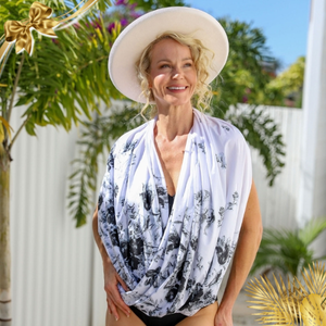 Sun Wrap UPF50+, Midnight Blossoms