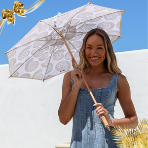 Coast Sun Parasol. Ocean Shells (Beige)