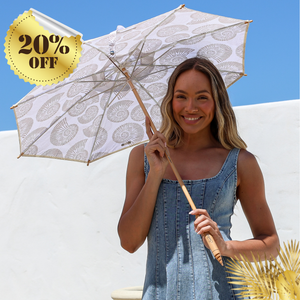 Coast Sun Parasol. Ocean Shells (Beige)