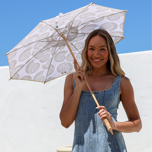 Coast Sun Parasol. Ocean Shells (Beige)