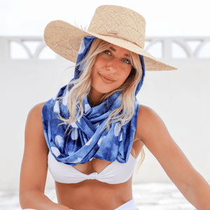 Sun Wrap UPF50+, Watercolour Polka Dot