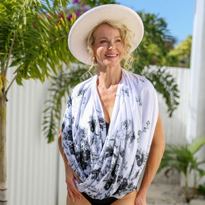 Sun Wrap UPF50+, Midnight Blossoms