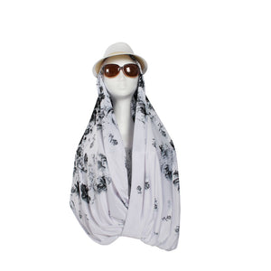 Sun Wrap UPF50+, Midnight Blossoms