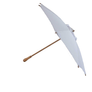 Sunbella Sun Parasol Short handle Cosmopolitan Sun Parasol - White on White.