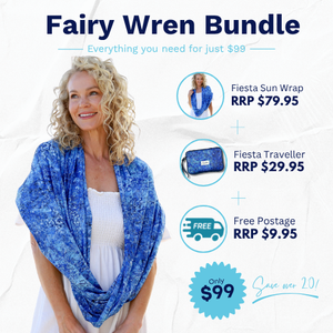 Fairy Wren Wrap & Traveller Bundle