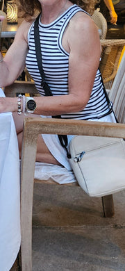 Lyn wearing Sand Dunes Dreaming Sun Wrap