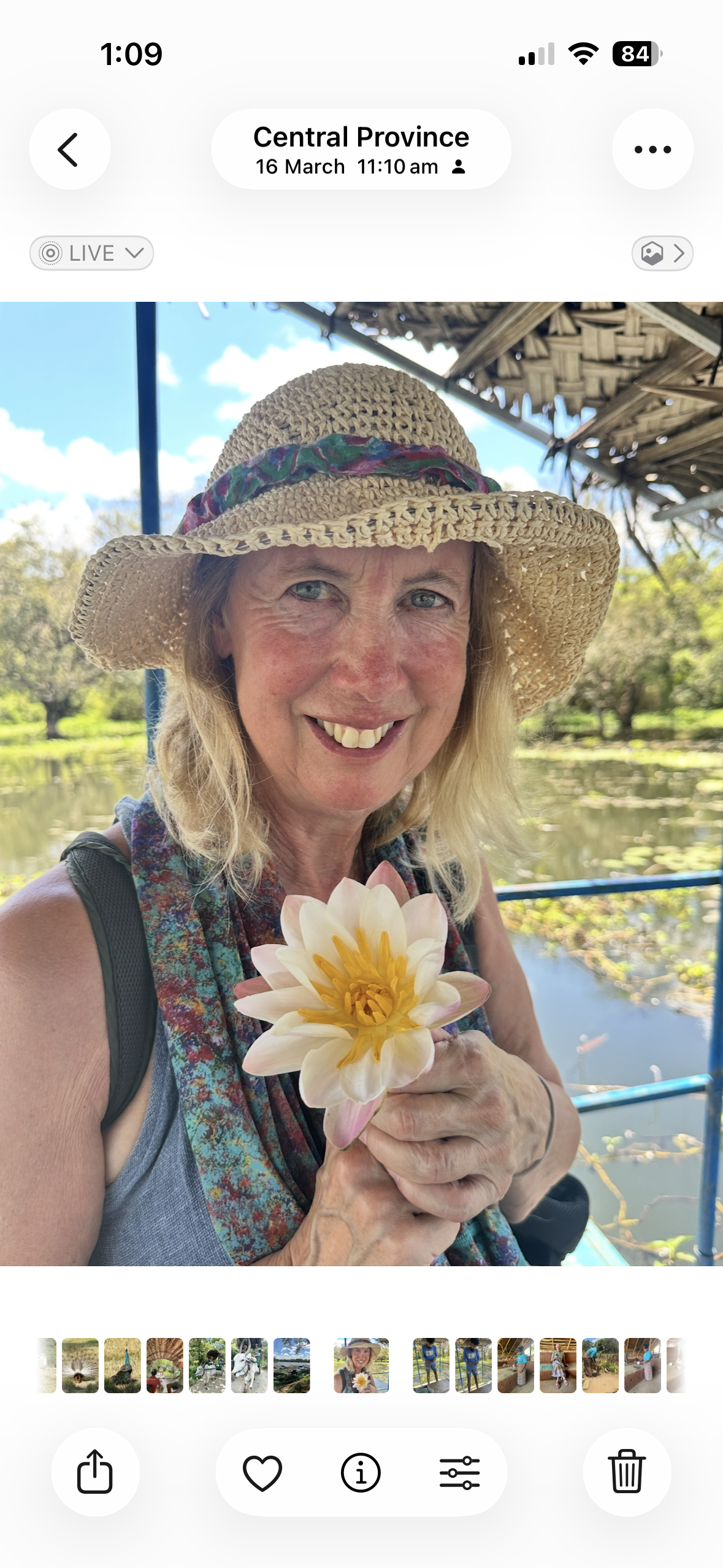Margie W. wearing a Sun Bella Sun Wrap