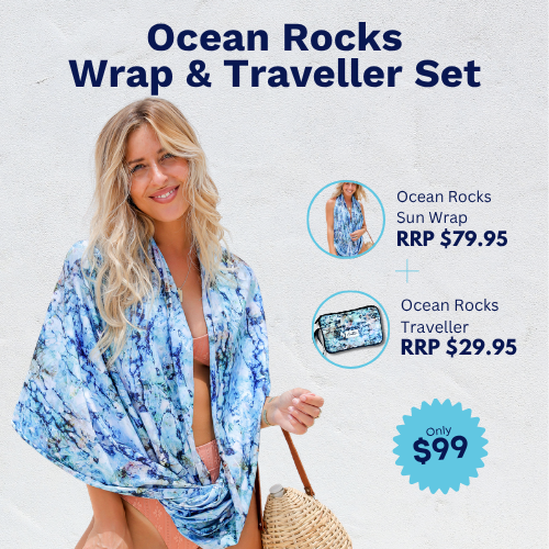 Ocean Rocks Wrap & Traveller Set