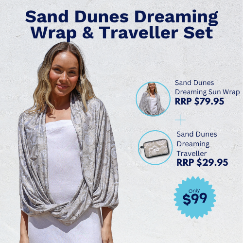 Sand Dunes Dreaming Wrap & Traveller Set