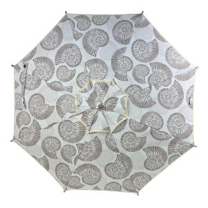 UPF50+ Coast UV Sun Parasol. Ocean Shells (Beige)