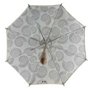 UPF50+ Coast UV Sun Parasol. Ocean Shells (Beige)