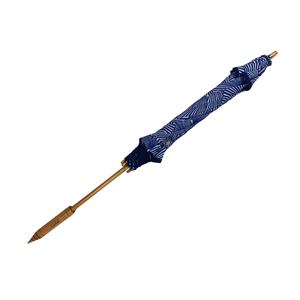 UPF50+ Coast UV Sun Parasol. Ocean Shells (Navy)