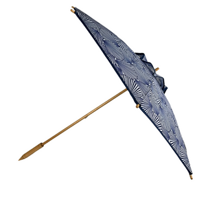 UPF50+ Coast UV Sun Parasol. Ocean Shells (Navy)