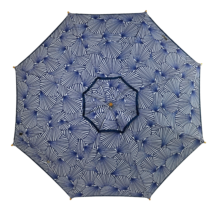 Coast UV Sun Parasol. Ocean Shells (Navy)