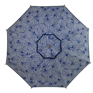 UPF50+ Coast UV Sun Parasol. Ocean Shells (Navy)