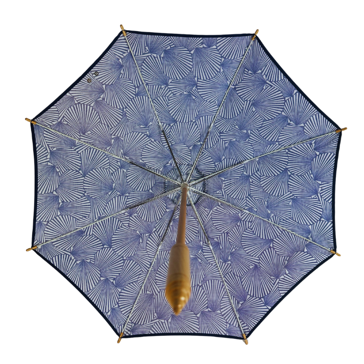 Coast UV Sun Parasol. Ocean Shells (Navy)