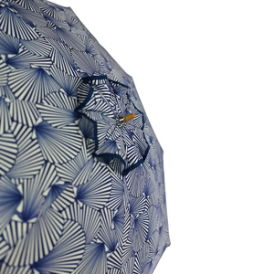 UPF50+ Coast UV Sun Parasol. Ocean Shells (Navy)