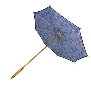 UPF50+ Coast UV Sun Parasol. Ocean Shells (Navy)