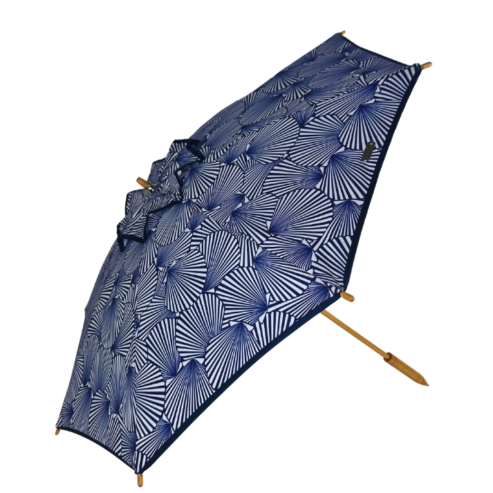 Coast UV Sun Parasol. Ocean Shells (Navy)