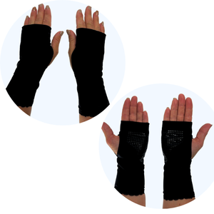 Sun Gloves (Hand Covers) UPF50+, Black