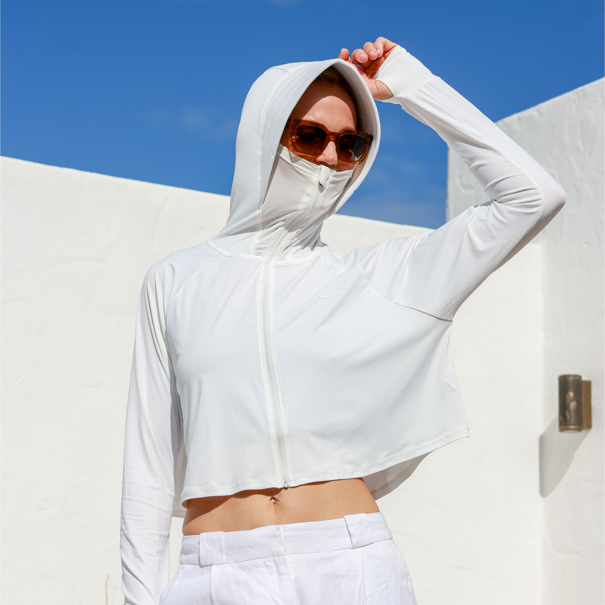 Cropped Sun Jacket UPF50+, Ice Cool Fabric
