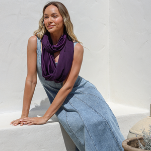 Sun Wrap UPF50+, Aubergine