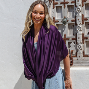 Sun Wrap UPF50+, Aubergine