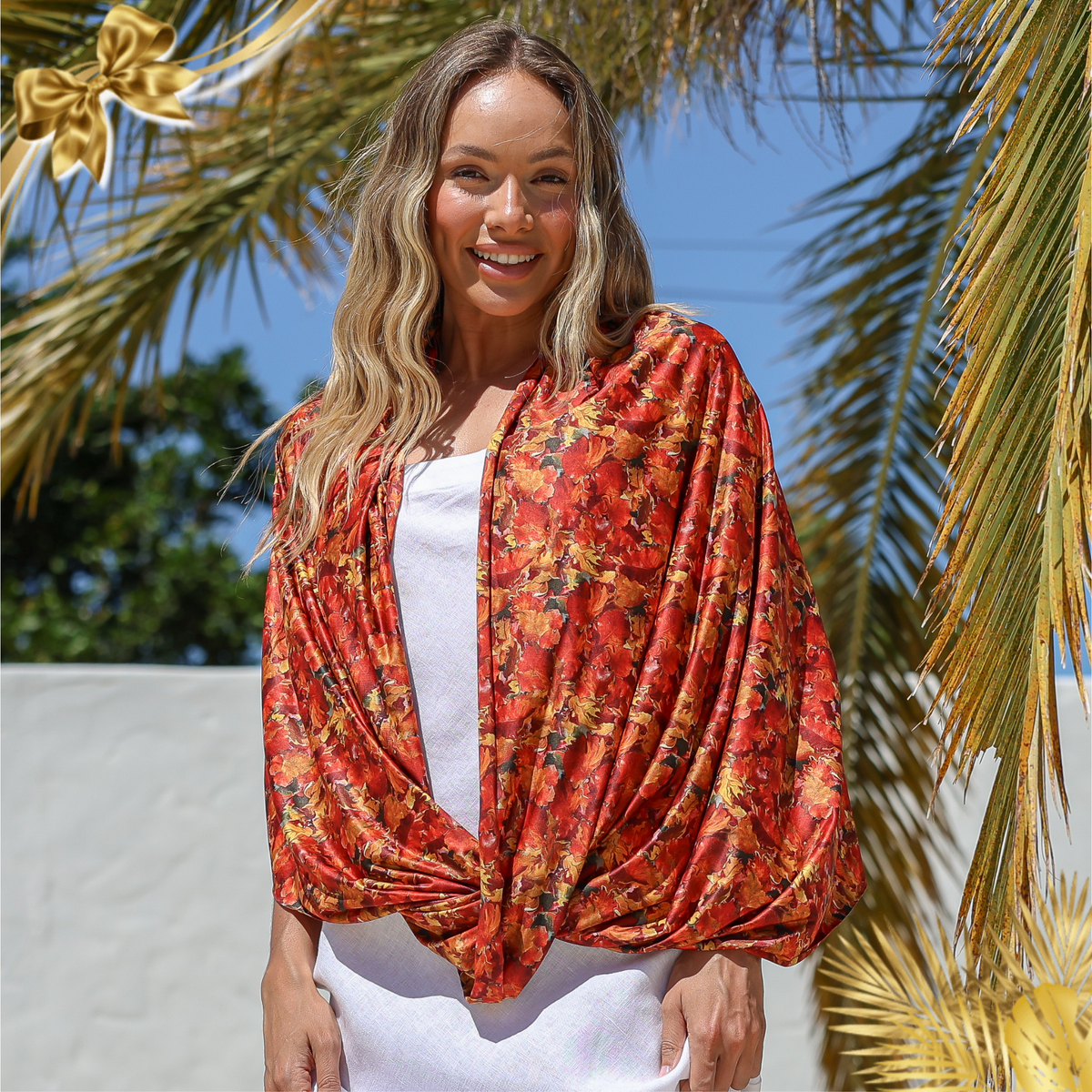 Sun Wrap UPF50+, Autumn Leaves