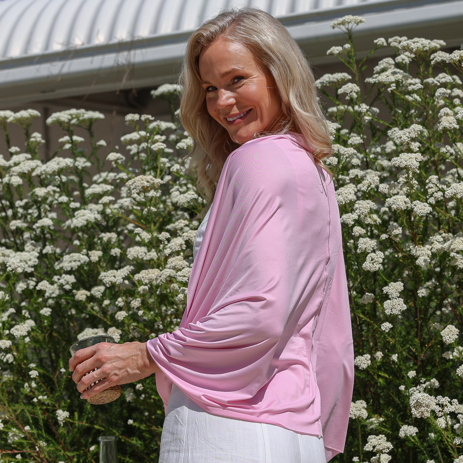 Sun Wrap UPF50+, Blush Pink