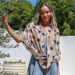 Sun Wrap UPF50+, Cappuccino Club