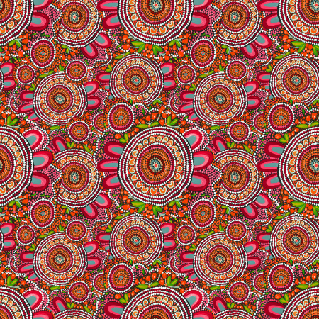 Sun Wrap UPF50+, Country Journey (Red)