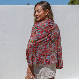Sun Wrap UPF50+, Country Journey (Red)